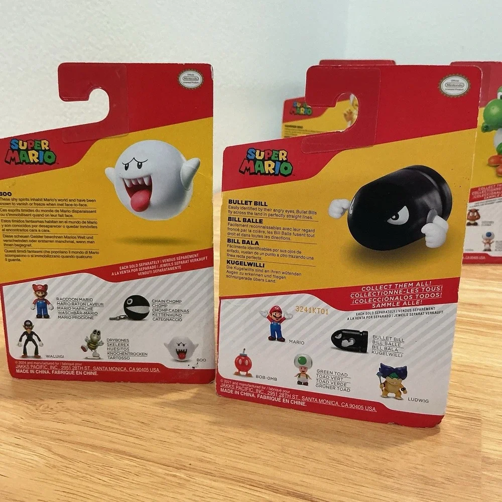 NEW Jakks World of Nintendo Super Mario 2.5-Inch Figures Set of‎ 5 - NEW
